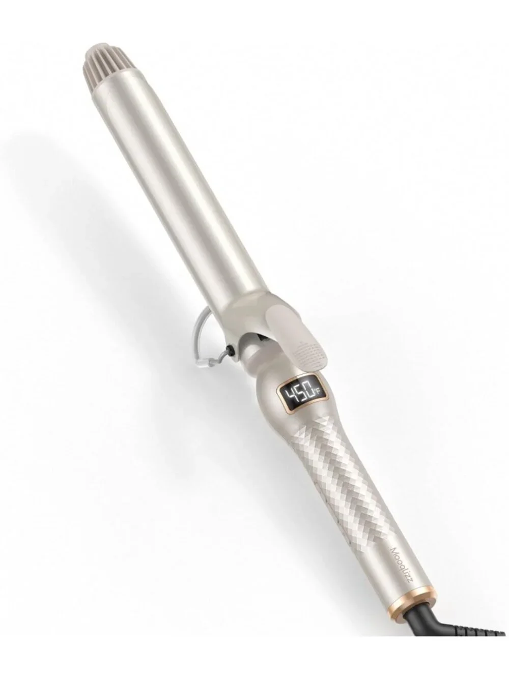 1.25 Inch Ceramic Curling Iron - Loose Curls, Dual Voltage, Perfect for Medium